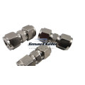 Swagelok Style Stainless Steel Double Ferrule Compression Joint Fittings